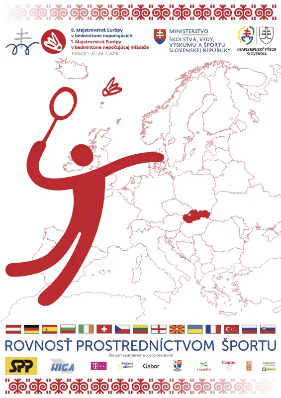 1st Youth and 8th Badminton EC 2018, Trencin, Slovakia