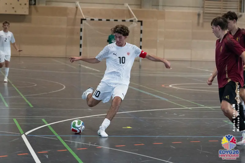 Day 2 — Futsal (BEL – DEN)