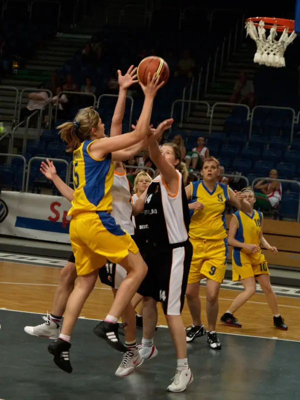 Match Germany - Ukraine. In attack Olga Dobrova (UKR