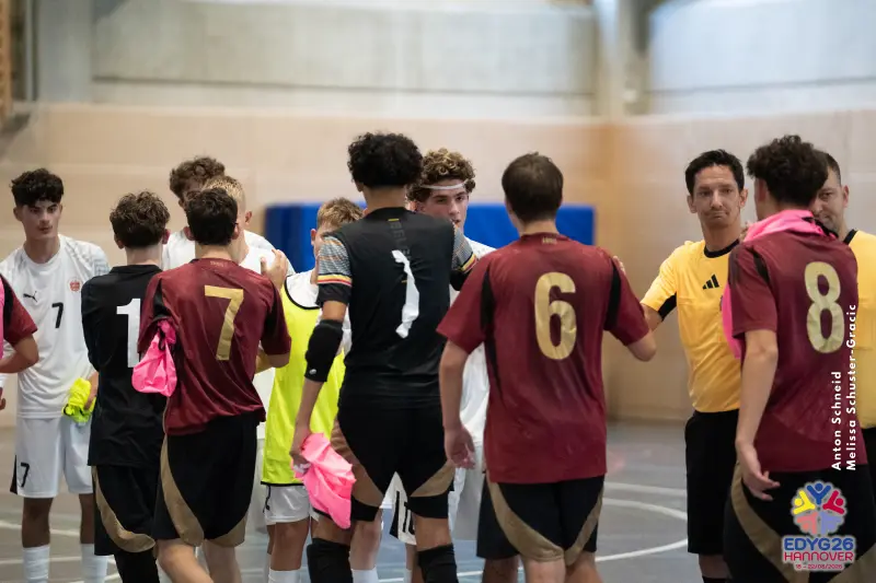 Day 2 — Futsal (BEL – DEN)