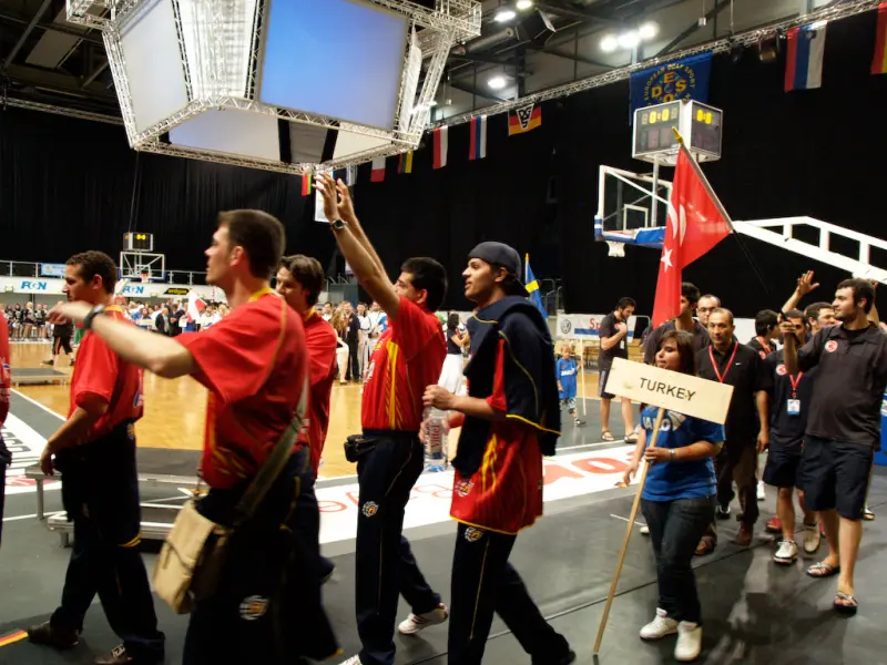 After opening and a raising of EDSO flag