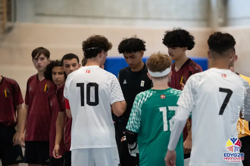 Day 2 — Futsal (BEL – DEN)