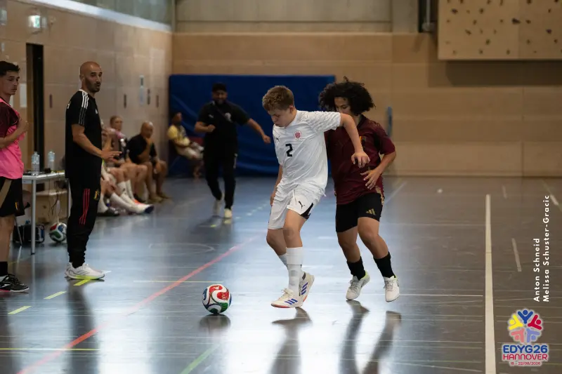 Day 2 — Futsal (BEL – DEN)