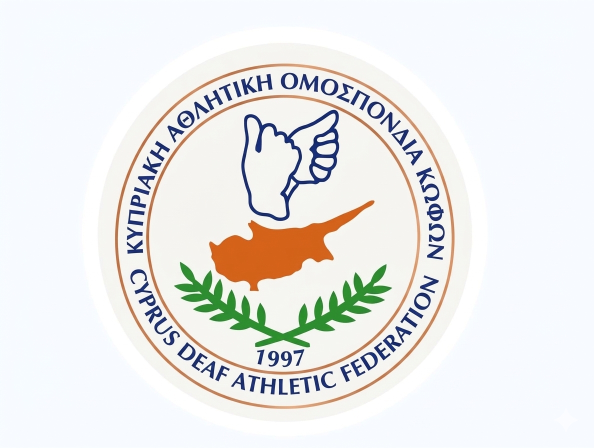 Cyprus Deaf Athletic Federation logo